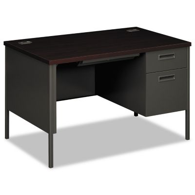 HON Metro Classic Right Pedestal Desk, Laminated Top