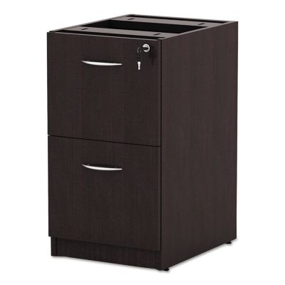 Image showing  Valencia Full Pedestal File/File Drawer, Textured Wood-Grain Laminate