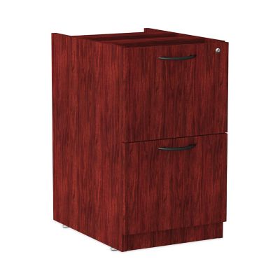 Image showing 1 th Alera Valencia Full Pedestal File/File Drawer, Textured Wood-Grain Laminate
