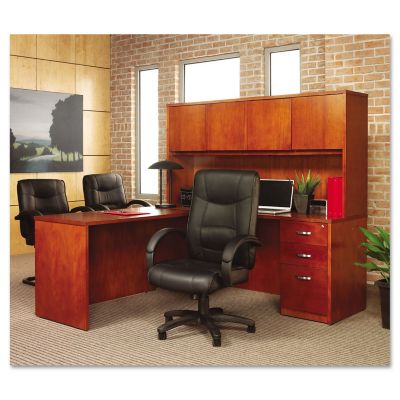 Image showing  Strada Series Swivel and Tilt High-Back Top-Grain Leather Chair, Supports Up to 275 lb.