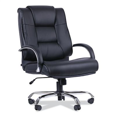 Alera Ravino Big and Tall Series Swivel and Tilt High-Back Leather Chair, Supports Up to 450 lb.