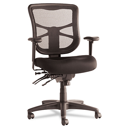 Alera Elusion Series Mesh Mid-Back Multifunction Chair, Supports Up to 275 lb.