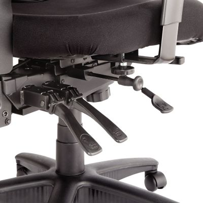 Image showing 2 th Alera Elusion Series Mesh Mid-Back Multifunction Chair, Supports Up to 275 lb.