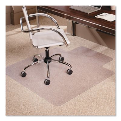 ES Robbins Multi-Task Series Anchorbar Chair Mat for Carpet, Crystal Edge, Clear