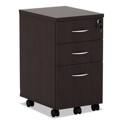 Alera Valencia Mobile Box/Box/File Pedestal File Cabinet, 5 Casters