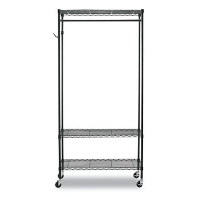 Image showing  5-Hook Wire Shelving Garment Rack