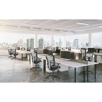 Image showing 4 th Alera Elusion Series Mesh Mid-Back Swivel/Tilt Chair, Supports Up to 275 lb.