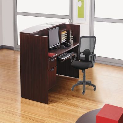 Image showing  Valencia Series Reception Desk with Counter