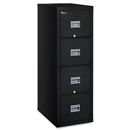 FireKing 4-Drawer Patriot Insulated Fire File Cabinet, Steel Construction
