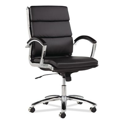 Alera Neratoli Mid-Back Slim Profile Swivel/Tilt Chair, Supports Up to 275 lb -  NR4219