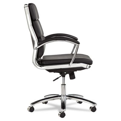 Image showing 1 th Alera Neratoli Mid-Back Slim Profile Swivel/Tilt Chair, Supports Up to 275 lb.