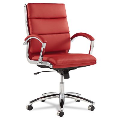 Alera Neratoli Mid-Back Slim Profile Swivel/Tilt Chair, Supports Up to 275 lb -  NR4239