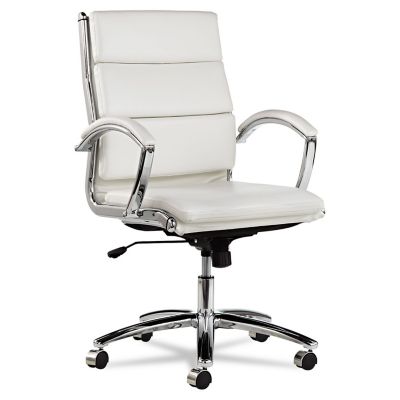 Alera Neratoli Mid-Back Slim Profile Swivel/Tilt Chair, Supports Up to 275 lb -  NR4206