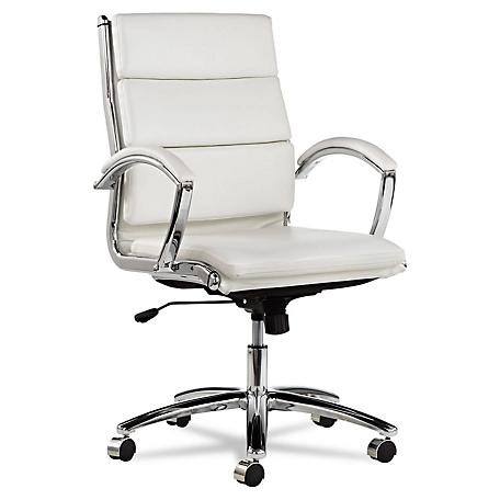 Alera Neratoli Mid-Back Slim Profile Swivel/Tilt Chair, Supports Up to 275 lb.