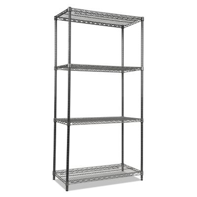 Alera 4-Shelf Wire Shelving Starter Kit