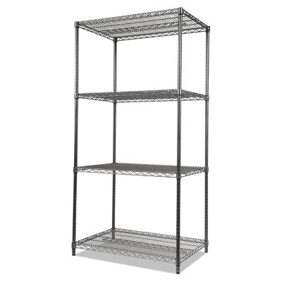 Image showing  4-Shelf Wire Shelving Starter Kit