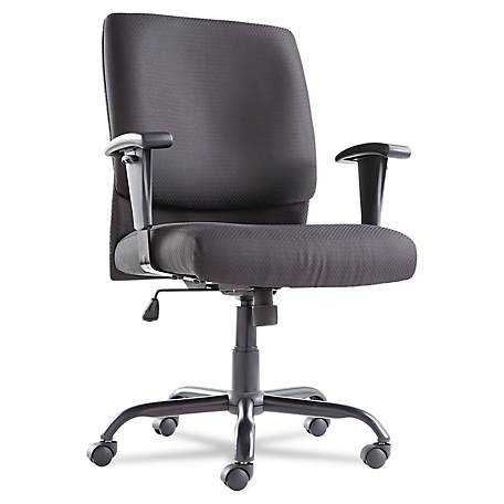 OIF Big and Tall Swivel and Tilt Mid-Back Chair, Supports Up to 450 lb.