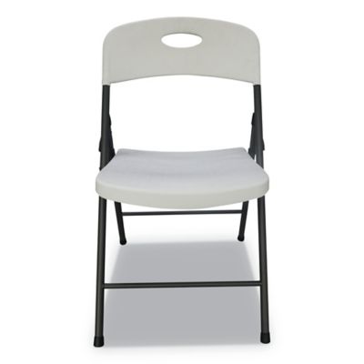 Image showing 1 th Alera Molded Resin Folding Chair, Steel Frame