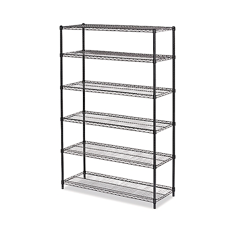 Alera 6-Shelf NSF Certified Wire Shelving Kit, Supports Up to 600 lb.