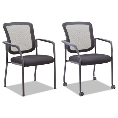 Alera Mesh Guest Stacking Chair, Supports Up to 275 lb.