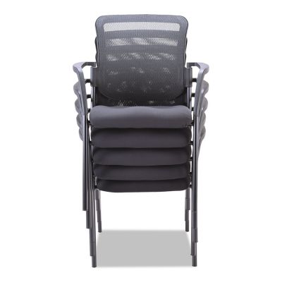 Image showing 7 th Alera Mesh Guest Stacking Chair, Supports Up to 275 lb.