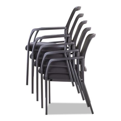 Image showing 8 th Alera Mesh Guest Stacking Chair, Supports Up to 275 lb.