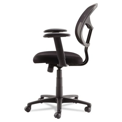 Image showing  Swivel and Tilt Mesh Task Chair with Adjustable Arms, Supports Up to 250 lb.