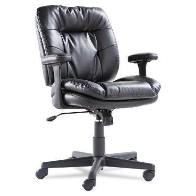 OIF Bonded Leather Swivel and Tilt Executive Chair, Supports Up to 250 lb.
