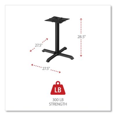 Image showing  Round Hospitality Series Single-Column Base Table
