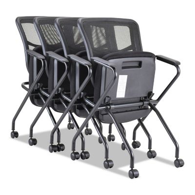 Image showing  Elusion Mesh Nesting Chairs, Padded Arms