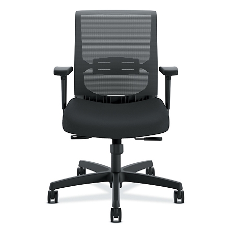 HON Convergence Syncho Tilt Mid-Back Task Chair with Seat Slide, Supports Up to 275 lb.