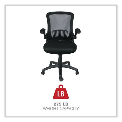 Image showing  EB-E Series Mesh Swivel and Tilt Mid-Back Chair, Supports Up to 275 lb.