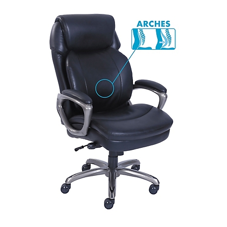 Serta Cosset High-Back Executive Chair, Supports Up to 275 lb.