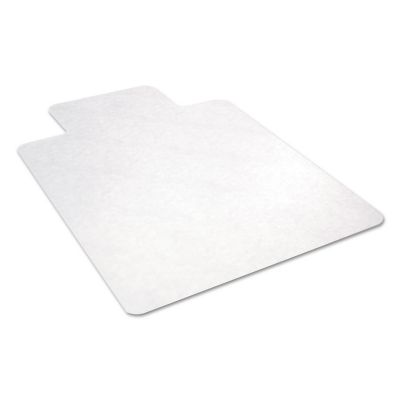 Image showing 5 th Alera Vinyl All-Day Use Non-Studded Chair Mat for Hard Floors, Classic Straight Edge Finish