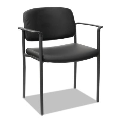 Alera Sorrento Series Ultra-Cushioned Stacking Guest Chair, PVC-Free Faux Leather Upholstery