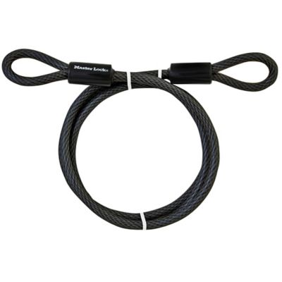 Master Lock 6 ft. Looped End Cable