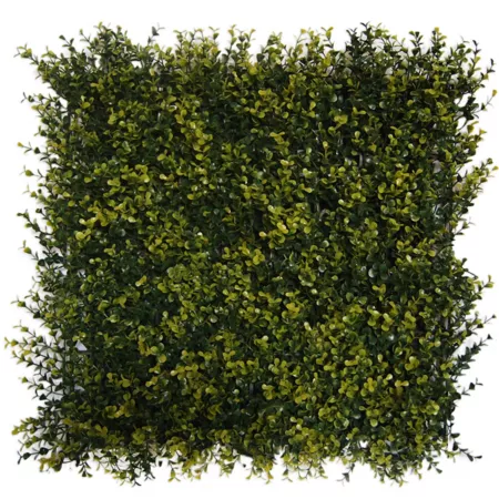 Greensmart Dekor 19.68 in x 19.68 in Ficus artificial foliage spring style wall panels 4 pieces. Perennials