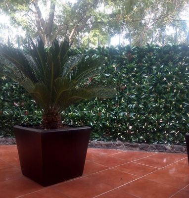 Image showing 5 th Greensmart Dekor 19.68 in. x 19.68 in. Artificial Foliage Laurel Style Wall Panels, 4 pc.