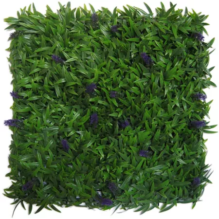 Greensmart Dekor 19.68 in x 19.68 in Acapulco Style Faux Foliage Wall Panels 4 Piece Perennials