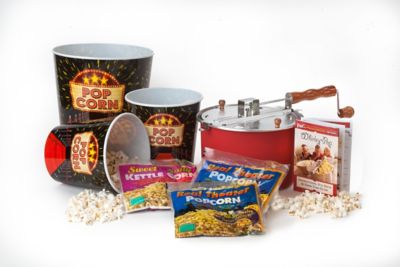 Wabash Valley Farms Red Carpet Whirley Pop Popcorn Maker Set