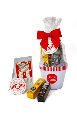 Image showing  for the Love of Popcorn Cello Popcorn Popper Set and Red Whirley Pop