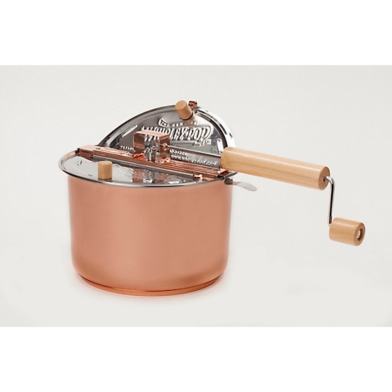 Stainless Steel Popcorn Popper Set Stainless Steel Popcorn Popper Set