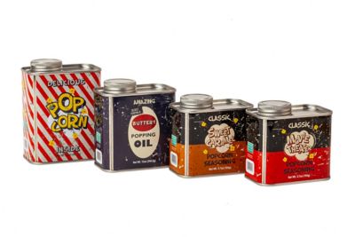 Wabash Valley Farms Retro Metal Tins Popcorn Collection