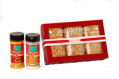 Wabash Valley Farms Hull-Less Popcorn with Cheesy Seasoning Set