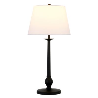Image showing  28 in. Wilmer Blackened Bronze Table Lamp