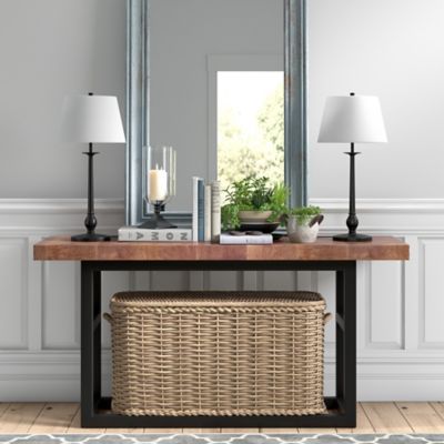 Image showing  28 in. Wilmer Blackened Bronze Table Lamp