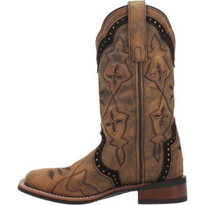 Image showing 6 th Laredo Women's Bouquet Western Boots, Stockman Heels