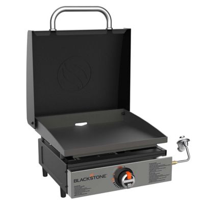 Blackstone Propane Gas Original Tabletop Griddle with Hood, 17 in.