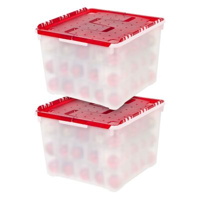 Iris Usa Ornament Storage Box 2 Pack At Tractor Supply Co