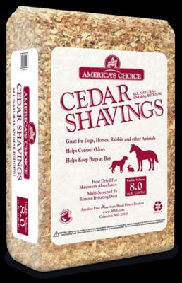 Cedar shavings outlet for dog bedding